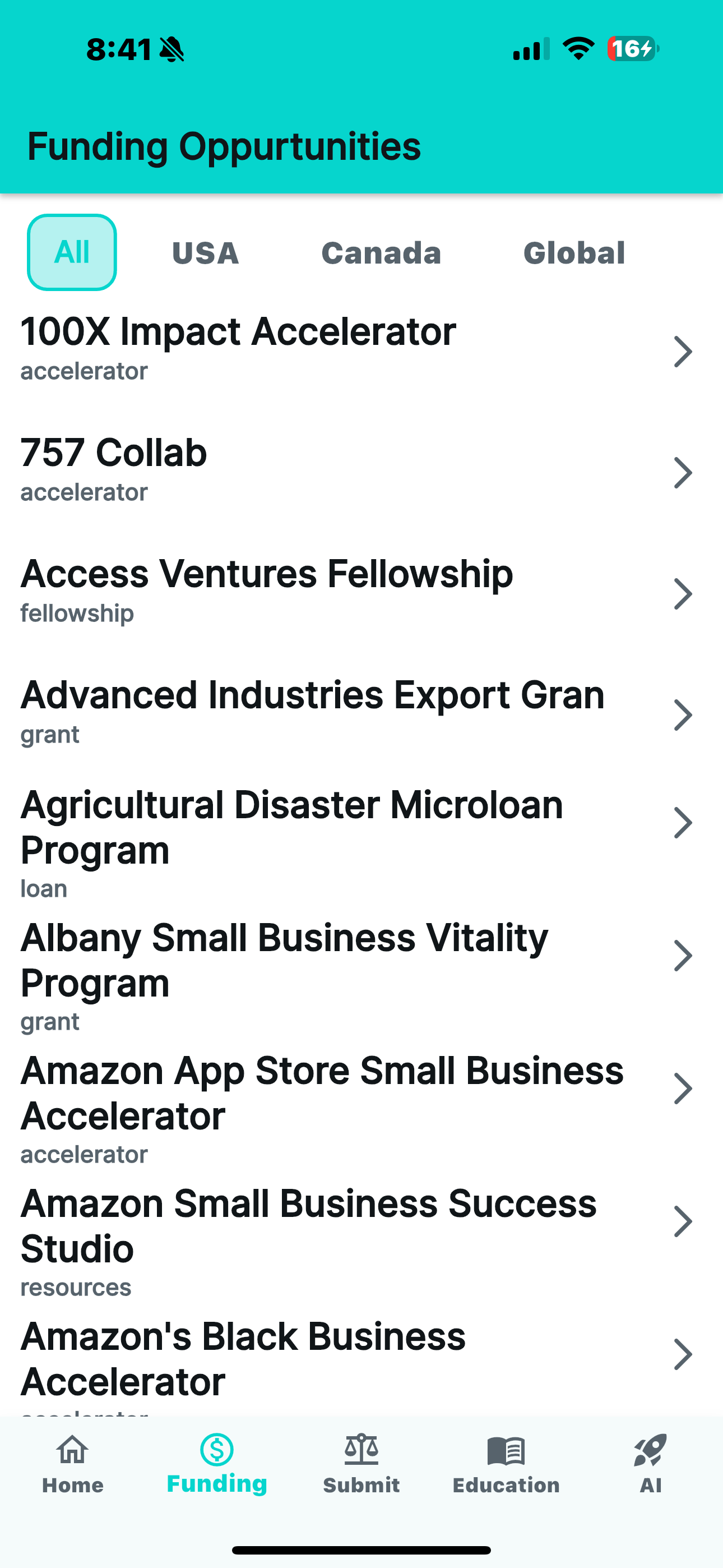 Funding Opportunities Platform